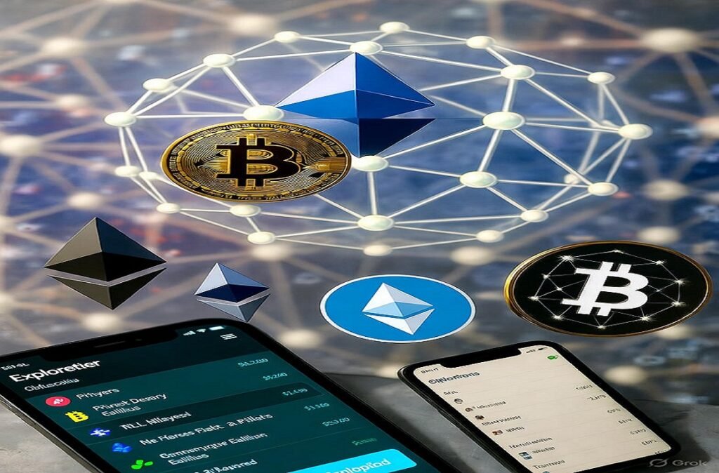 Cryptocurrency Explorer of the Blockchain