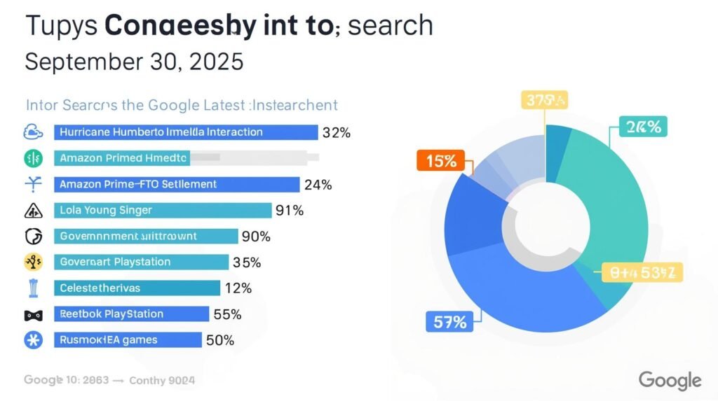 Google Latest Trending Searches on Sept 30 2025 2