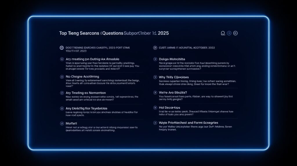 Top trending searches and questions for October 13, 2025