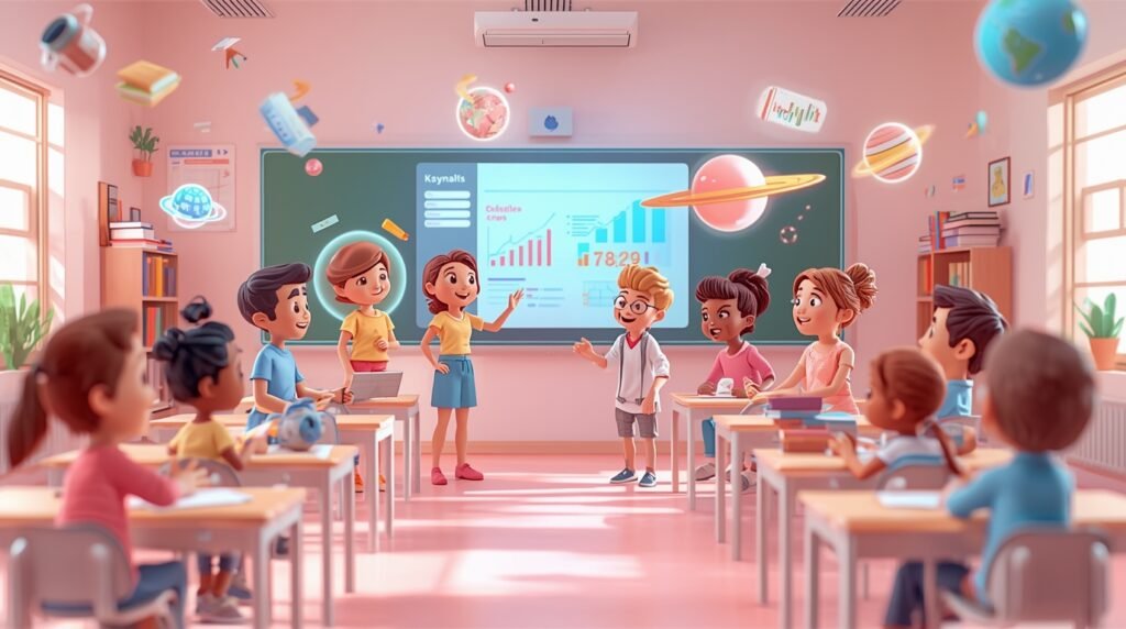 What are the trending keywords for educational videos (4)